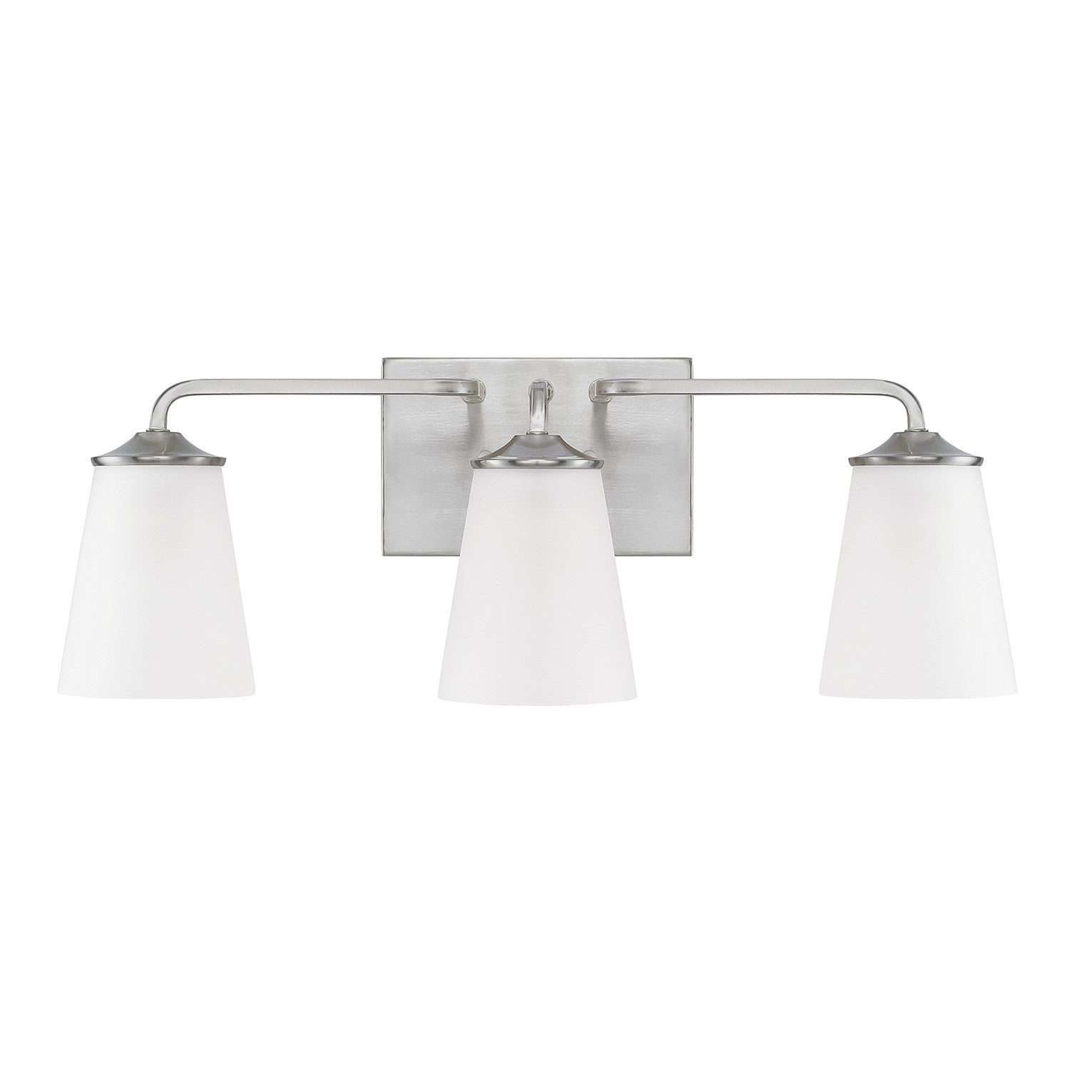 Capital Lighting - 114131BN-331 - Three Light Vanity - Braylon - Brushed Nickel