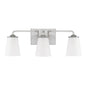 Capital Lighting - 114131BN-331 - Three Light Vanity - Braylon - Brushed Nickel