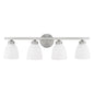 Capital Lighting - 114341BN-333 - Four Light Vanity - Jameson - Brushed Nickel