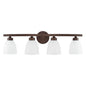 Capital Lighting - 114341BZ-333 - Four Light Vanity - Jameson - Bronze