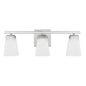 Capital Lighting - 114431BN-334 - Three Light Vanity - Baxley - Brushed Nickel