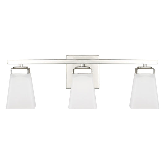 Capital Lighting - 114431PN-334 - Three Light Vanity - Baxley - Polished Nickel