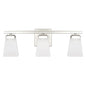 Capital Lighting - 114431PN-334 - Three Light Vanity - Baxley - Polished Nickel