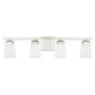 Capital Lighting - 114441PN-334 - Four Light Vanity - Baxley - Polished Nickel