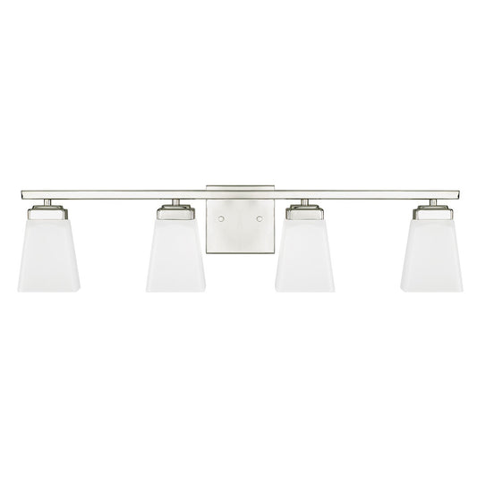 Capital Lighting - 114441PN-334 - Four Light Vanity - Baxley - Polished Nickel