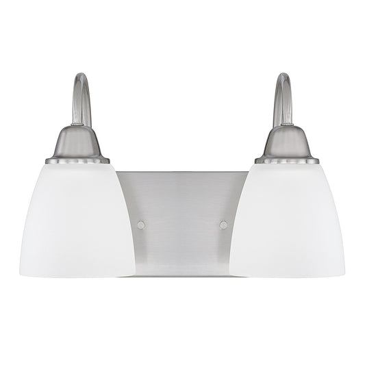 Capital Lighting - 115121BN-337 - Two Light Vanity - Trenton - Brushed Nickel