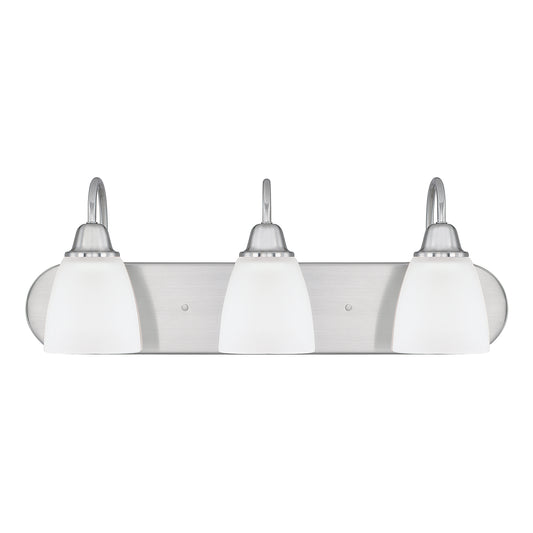 Capital Lighting - 115131BN-337 - Three Light Vanity - Trenton - Brushed Nickel