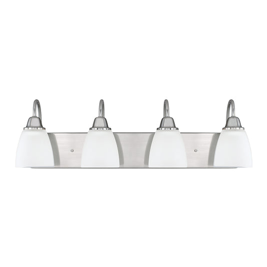 Capital Lighting - 115141BN-337 - Four Light Vanity - Trenton - Brushed Nickel