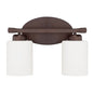 Capital Lighting - 115221BZ-338 - Two Light Vanity - Dixon - Bronze