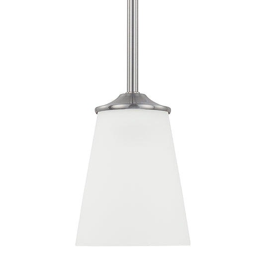 Capital Lighting - 314111BN-331 - One Light Pendant - Braylon - Brushed Nickel