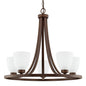 Capital Lighting - 414351BZ-333 - Five Light Chandelier - Jameson - Bronze