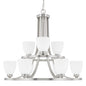 Capital Lighting - 414391BN-333 - Nine Light Chandelier - Jameson - Brushed Nickel