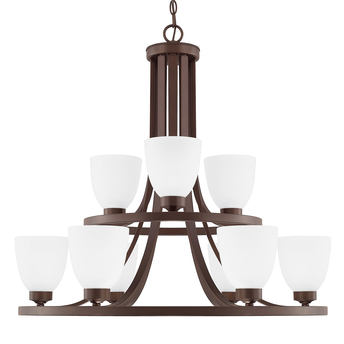 Capital Lighting - 414391BZ-333 - Nine Light Chandelier - Jameson - Bronze