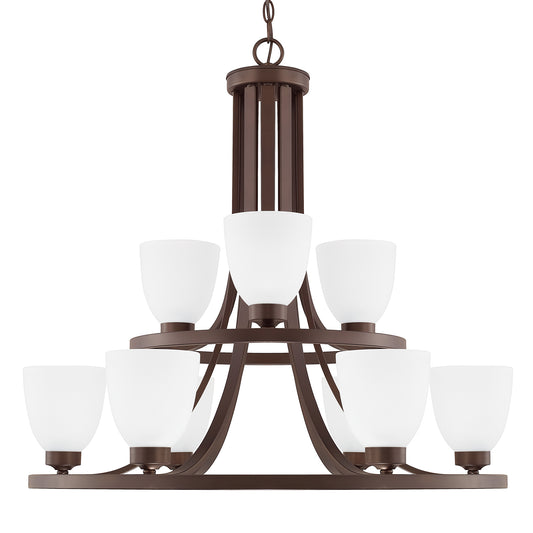 Capital Lighting - 414391BZ-333 - Nine Light Chandelier - Jameson - Bronze