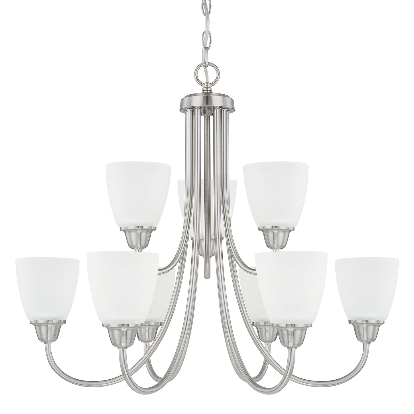 Capital Lighting - 415191BN-337 - Nine Light Chandelier - Trenton - Brushed Nickel