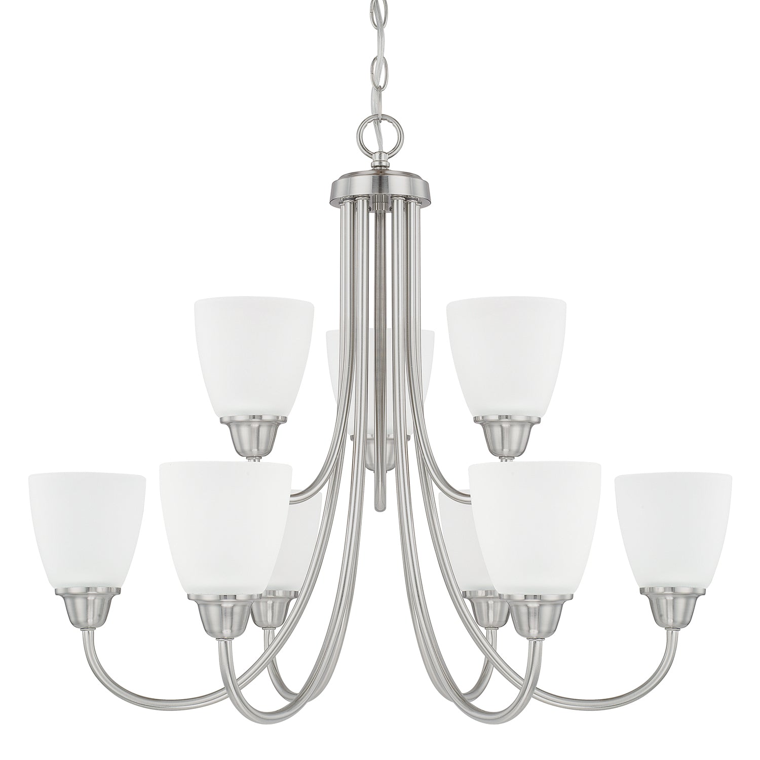 Capital Lighting - 415191BN-337 - Nine Light Chandelier - Trenton - Brushed Nickel