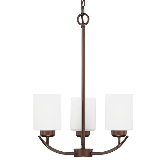 Capital Lighting - 415231BZ-338 - Three Light Chandelier - Dixon - Bronze