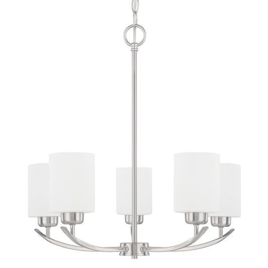 Capital Lighting - 415251BN-338 - Five Light Chandelier - Dixon - Brushed Nickel