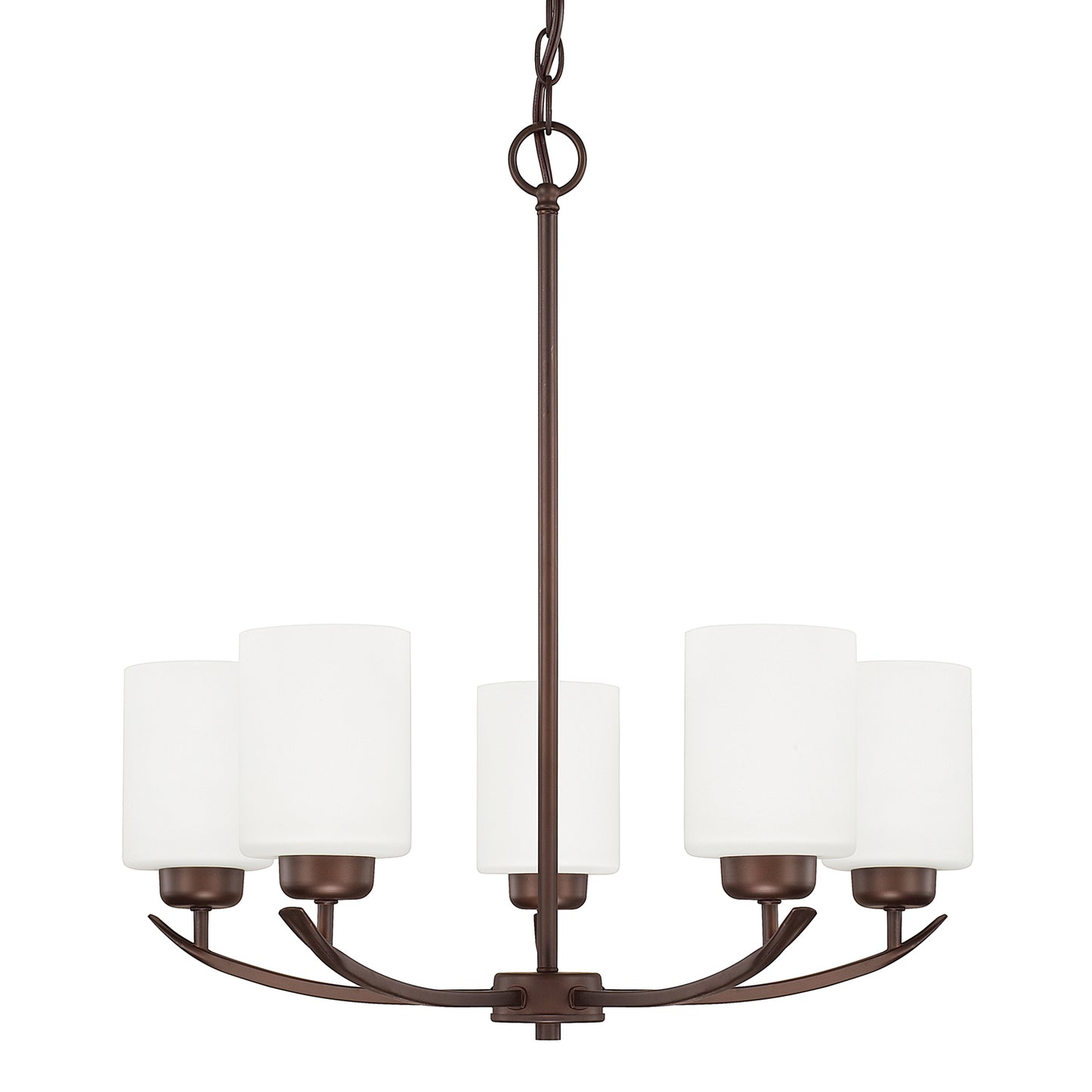 Capital Lighting - 415251BZ-338 - Five Light Chandelier - Dixon - Bronze