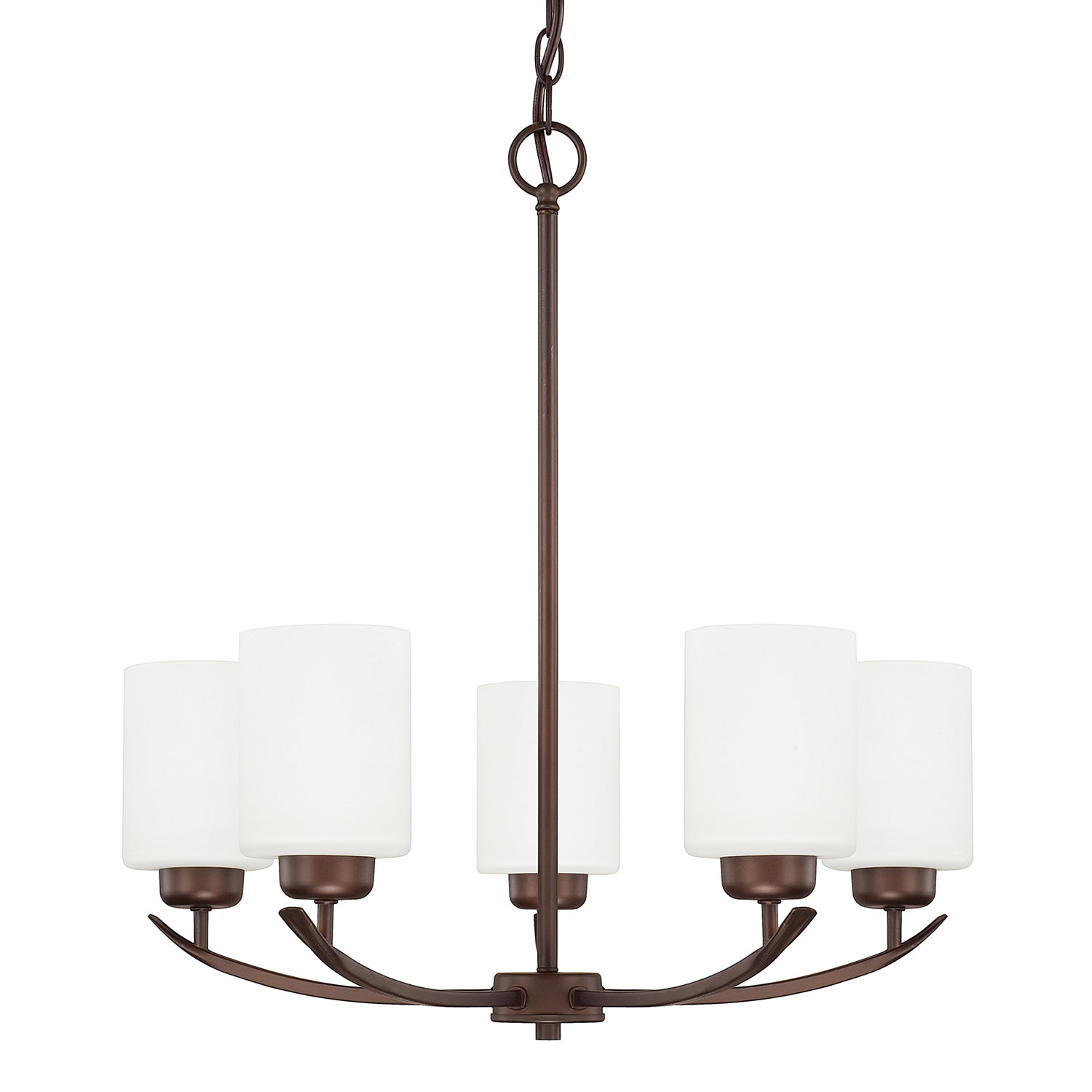 Capital Lighting - 415251BZ-338 - Five Light Chandelier - Dixon - Bronze