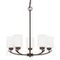 Capital Lighting - 415251BZ-338 - Five Light Chandelier - Dixon - Bronze