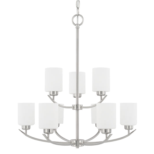 Capital Lighting - 415291BN-338 - Nine Light Chandelier - Dixon - Brushed Nickel