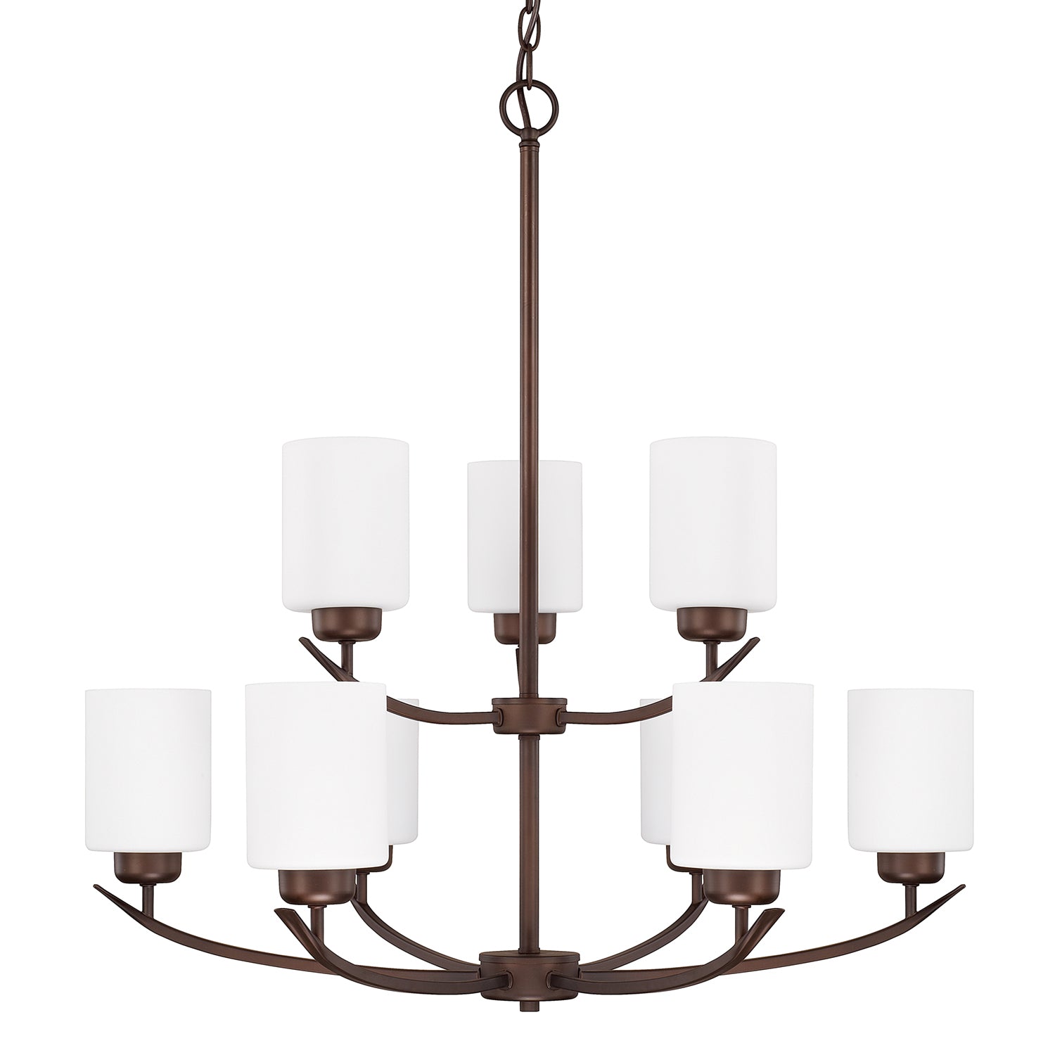 Capital Lighting - 415291BZ-338 - Nine Light Chandelier - Dixon - Bronze