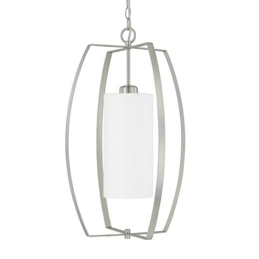 Capital Lighting - 515912BN-343 - One Light Foyer Pendant - Folsom - Brushed Nickel