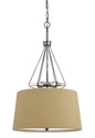 Cal Lighting - FX-3538/1P - Three Light Pendant - Cresco - Textured Steel