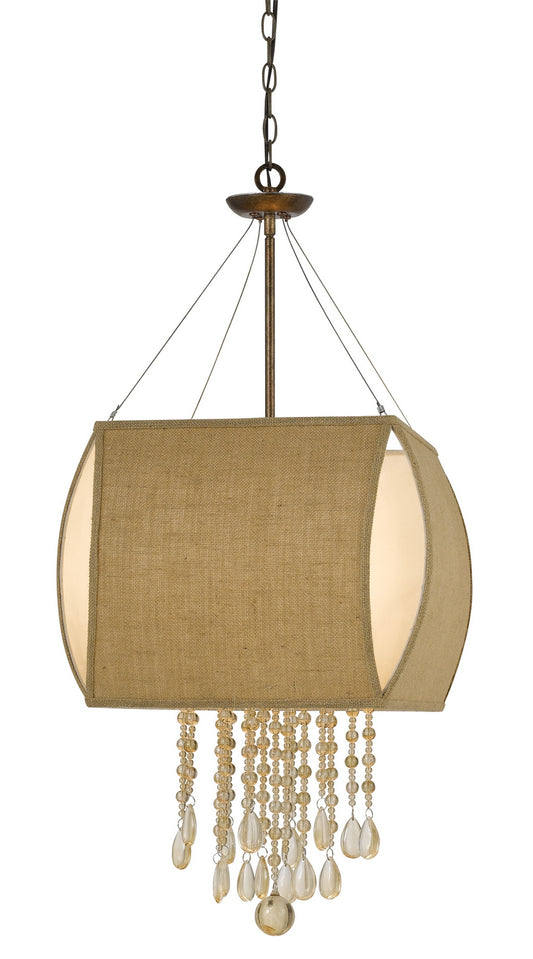Cal Lighting - FX-3553/4 - Four Light Chandelier - ARK - copper