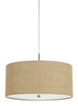 Cal Lighting - FX-3627-1P - Three Light Pendant - ADDISON - Burlap