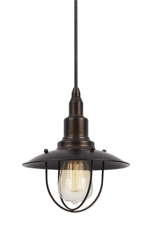 Cal Lighting - UP-1113-6-RU - One Light Pendant - ALLENTOWN - Dark Bronze