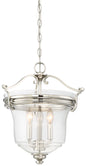 Minka-Lavery - 3297-613 - Three Light Pendant (Convertible To Semi Flush) - Audrey'S Point - Polished Nickel