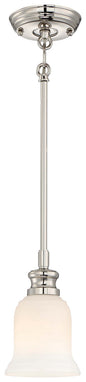 Minka-Lavery - 3290-613 - One Light Mini Pendant - Audrey'S Point - Polished Nickel