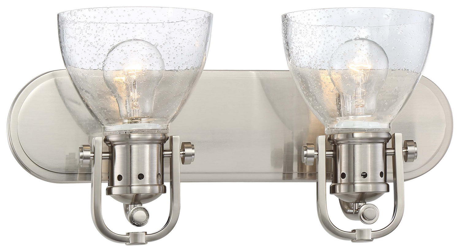 Minka-Lavery - 3412-84 - Two Light Bath - Brushed Nickel