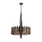 ELK Home - 1140-016 - Eight Light Pendant - Industrialist - Matte Black Nickel