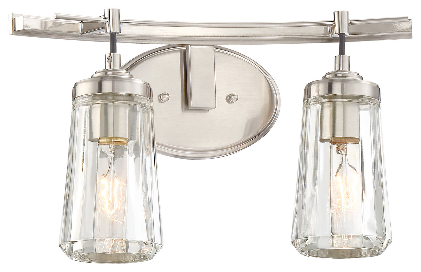 Minka-Lavery - 2302-84 - Two Light Bath - Poleis - Brushed Nickel