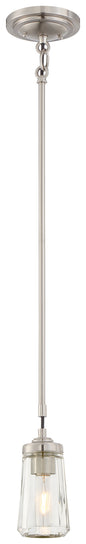 Minka-Lavery - 3301-84 - One Light Mini Pendant - Poleis - Brushed Nickel