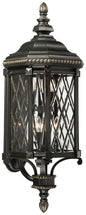 Minka-Lavery - 9323-585 - Six Light Outdoor Wall Mount - Bexley Manor - Coal W/Gold Highlights