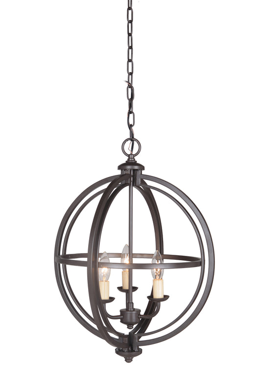 Craftmade - 40133-ESP - Three Light Foyer Pendant - Berkeley - Espresso