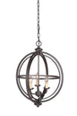 Craftmade - 40133-ESP - Three Light Foyer Pendant - Berkeley - Espresso