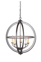Craftmade - 40135-ESP - Five Light Foyer Pendant - Berkeley - Espresso