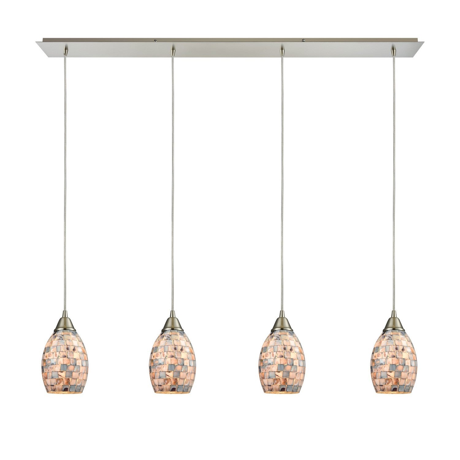 ELK Home - 10444/4LP - Four Light Pendant - Capri - Satin Nickel