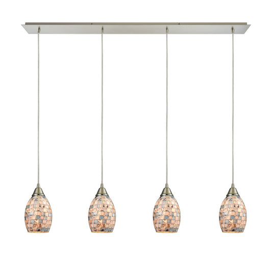 ELK Home - 10444/4LP - Four Light Pendant - Capri - Satin Nickel