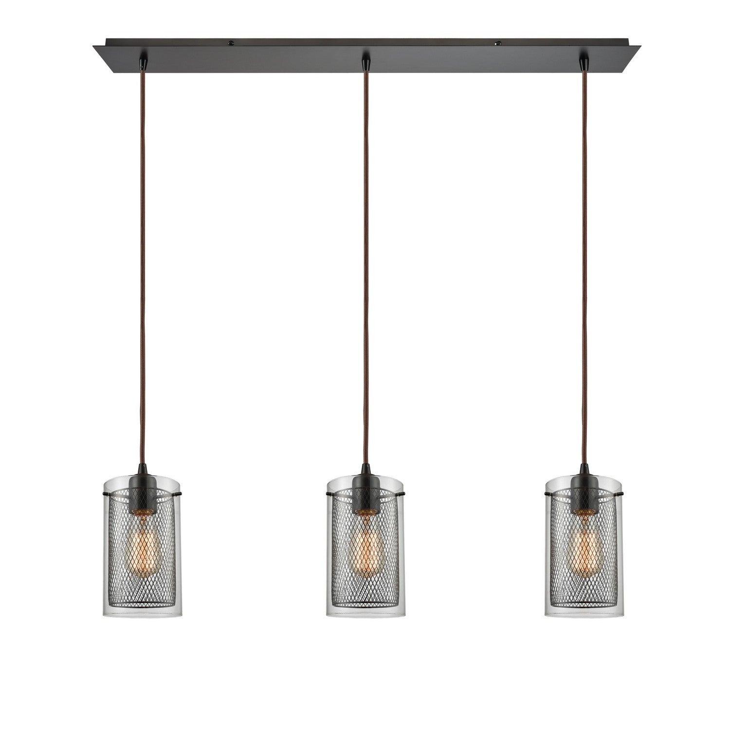 ELK Home - 10448/3LP - Three Light Pendant - Brant - Oil Rubbed Bronze