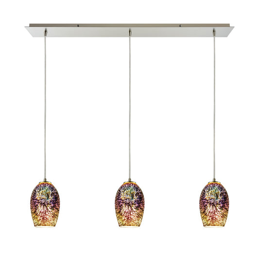 ELK Home - 10506/3LP - Three Light Pendant - Illusions - Satin Nickel