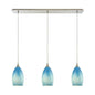ELK Home - 10510/3LP-SKY - Three Light Pendant - Earth - Satin Nickel
