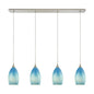 ELK Home - 10510/4LP-SKY - Four Light Pendant - Earth - Satin Nickel