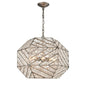 ELK Home - 11837/8 - Eight Light Chandelier - Constructs - Weathered Zinc