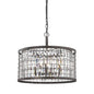 ELK Home - 14344/6 - Six Light Chandelier - Nadina - Silverdust Iron